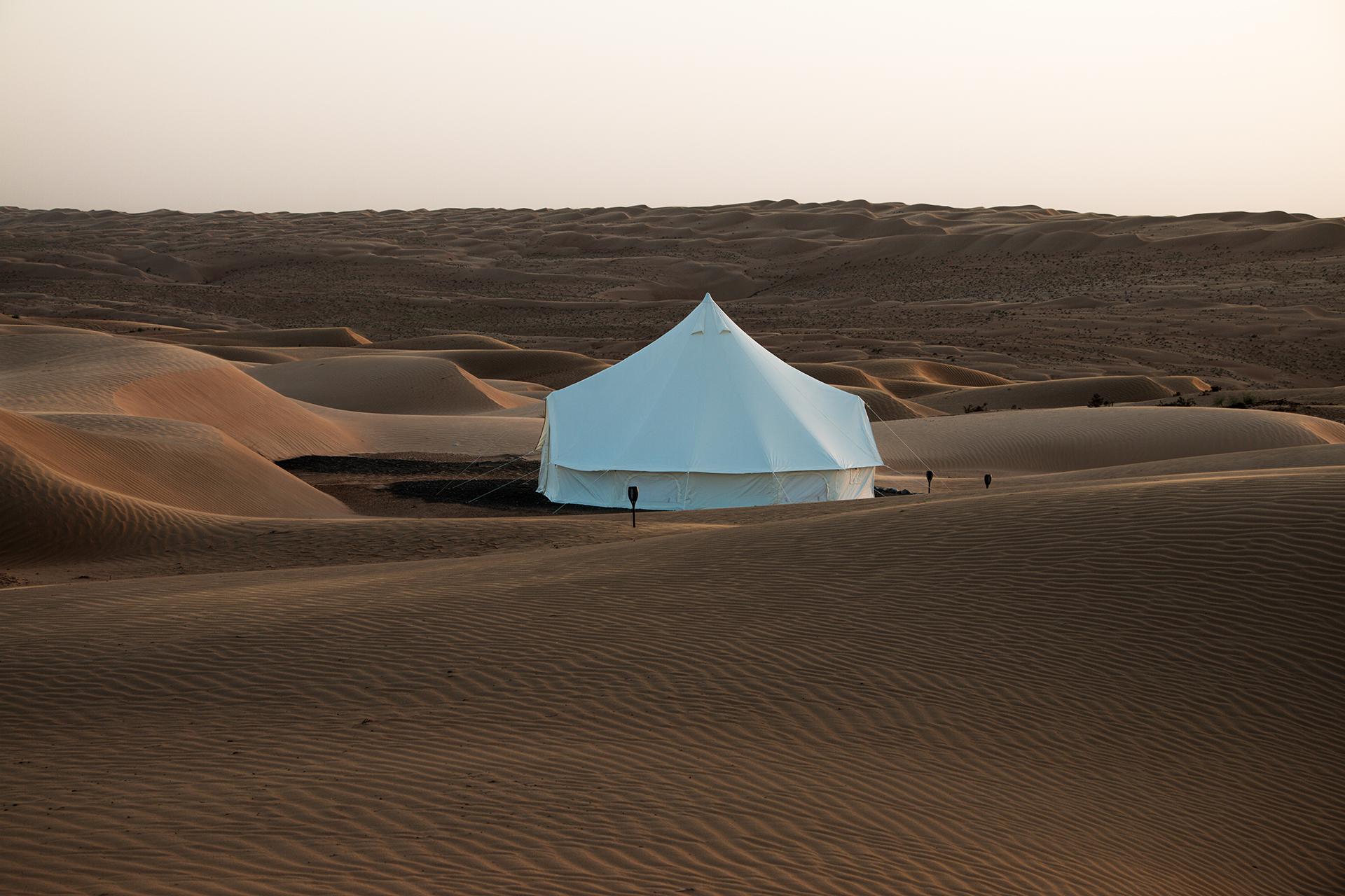 Wahiba Sands desert dunes in Oman